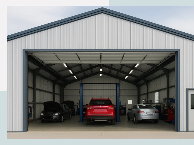 Ангары из сэндвич панелей от 608 руб. в Армавир