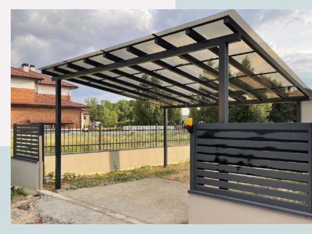 Металлические навесы в Армавир от 608 руб. за м²