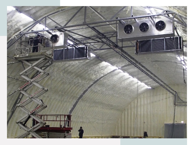 Оснащение ангаров в Армавире