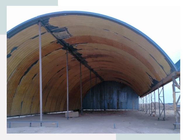 Реконструкция ангаров в Армавире