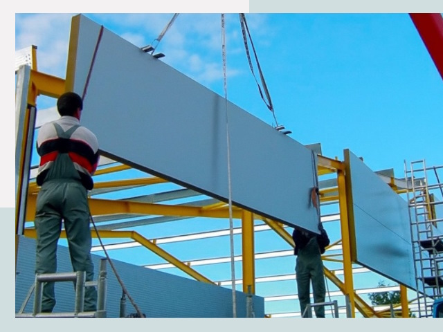 Монтаж сэндвич-панелей в Армавире от 608 руб.