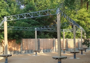 Терраса из металлоконструкций под ключ, проектирование, изготовление и монтаж от СтальСтрой-Рмв